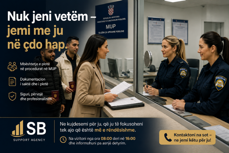 Nuk jeni vetëm në procedura – ju mbështesim në çdo hap drejt dokumentacionit dhe zgjidhjes suaj.